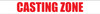Casting Zone - Inline Printed Floor Marking Tape