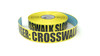 Danger: Crosswalk SLOWDOWN! - Inline Printed Floor Marking Tape