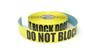 Do Not Block Door - Inline Printed Floor Marking Tape