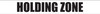 Holding Zone - Inline Printed Floor Marking Tape