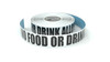 No Food Or Drink Allowed - Inline Printed Floor Marking Tape