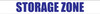 Storage Zone - Inline Printed Floor Marking Tape