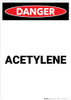 Acetylene - Portrait Wall Sign