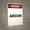 Argon - Portrait Wall Sign