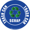Scrap Recycle Floor Sign Scrap Recycle Floor Sign