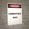 Combustible Dust - Portrait Wall Sign Combustible Dust - Portrait Wall Sign