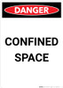 Confined Space - Portrait Wall Sign
