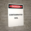 Contaminated Soil - Portrait Wall Sign Contaminated Soil - Portrait Wall Sign