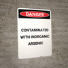 Contaminated With Inorganic Arsenic - Portrait Wall Sign