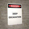 Deep Excavation - Portrait Wall Sign Deep Excavation - Portrait Wall Sign