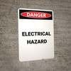 Electrical Hazard - Portrait Wall Sign
