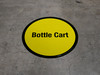 Bottle Cart Floor Sign Bottle Cart Floor Sign