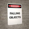 Falling Objects - Portrait Wall Sign