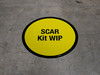 SCAR Kit WIP Floor Sign