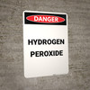Hydrogen Peroxide - Portrait Wall Sign