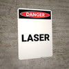 Laser - Portrait Wall Sign Laser - Portrait Wall Sign