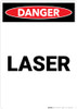 Laser - Portrait Wall Sign Laser - Portrait Wall Sign