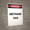 Methane Gas - Portrait Wall Sign
