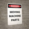 Moving Machine Parts - Portrait Wall Sign