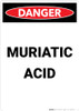 Muriatic Acid - Portrait Wall Sign