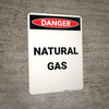 Natural Gas - Portrait Wall Sign Natural Gas - Portrait Wall Sign