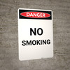 No Smoking - Portrait Wall Sign No Smoking - Portrait Wall Sign