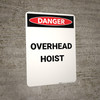 Overhead Hoist - Portrait Wall Sign Overhead Hoist - Portrait Wall Sign