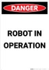 Robot in Operation - Portrait Wall Sign Robot in Operation - Portrait Wall Sign