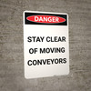 Stay back 100 Feet - Portrait Wall Sign Stay back 100 Feet - Portrait Wall Sign