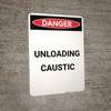 Unloading Caustic - Portrait Wall Sign