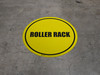 Roller Rack Floor Sign