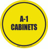 A-1 Cabinets Floor Sign A-1 Cabinets Floor Sign