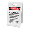 Cadmium May Cause Cancer - A-Frame Sign Cadmium May Cause Cancer - A-Frame Sign