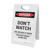 Do Not Watch Arc Welder - A-Frame Sign Do Not Watch Arc Welder - A-Frame Sign
