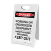 Engergized Equipment Keep Out - A-Frame Sign