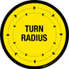 Turn Radius Floor Sign