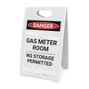 Gas Meter Room - A-Frame Sign Gas Meter Room - A-Frame Sign