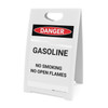 Gasoline - No Open Flame - A-Frame Sign