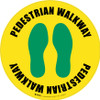 Pedestrian Walkway (Footprints) Floor Sign Pedestrian Walkway (Footprints) Floor Sign