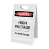 High Voltage Do Not Enter - A-Frame Sign High Voltage Do Not Enter - A-Frame Sign
