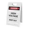 High Voltage Keep Out - A-Frame Sign High Voltage Keep Out - A-Frame Sign