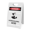Hydrochloric Acid with Icon - A-Frame Sign