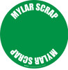 Mylar Scrap Floor Sign Mylar Scrap Floor Sign