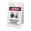 Lock Out for Safety - A-Frame Sign