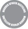 Wooden Spacer Recycling Floor Sign