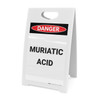 Muriatic Acid - A-Frame Sign Muriatic Acid - A-Frame Sign