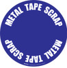 Metal Tape Scrap Floor Sign Metal Tape Scrap Floor Sign