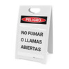 No Smoking And Open Flame - Spanish - A-Frame Sign No Smoking And Open Flame - Spanish - A-Frame Sign