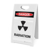 Radiation with Icon - A-Frame Sign Radiation with Icon - A-Frame Sign