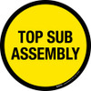 Top Sub Assembly Floor Sign